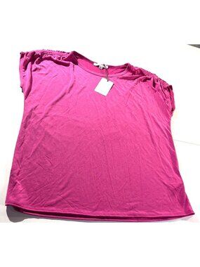 Green Envelope Los Angeles Womens Pink Modal-Blend Top M